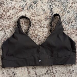 Fabletics Brown Wireless Sports Bralette with Adjustable Straps
